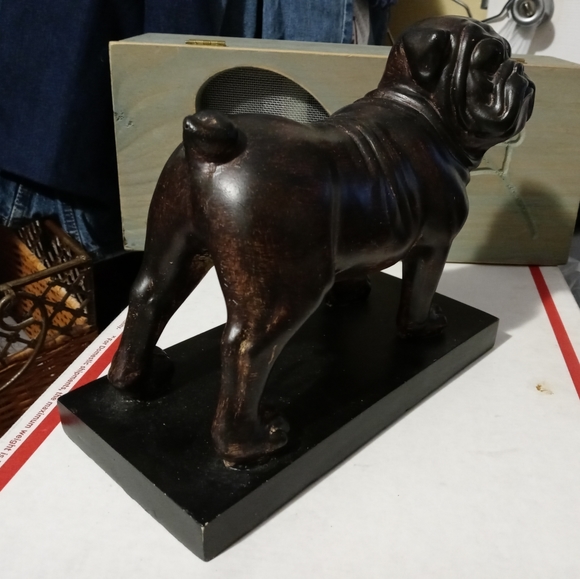 🐶🐕VINTAGE WOOD BULLDOG STATUE 🐕ANIMAL LOVER GIFT GIVING ITEM🐎 - Picture 8 of 16